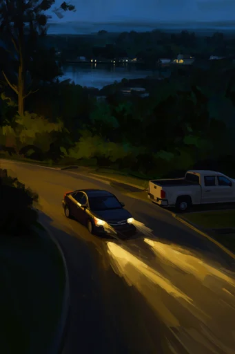 Cinematic Chiaroscuro Painterly style reference image — painterly brushstrokes