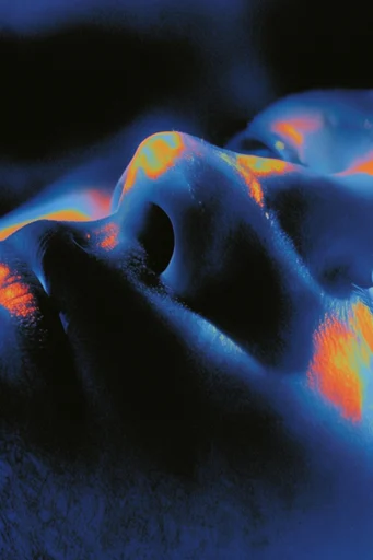 Luminescent Macro Biometrics style reference image — bioluminescent color palette