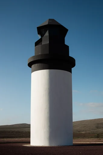 Monolithic Arid Surrealism style reference image — monumental scale
