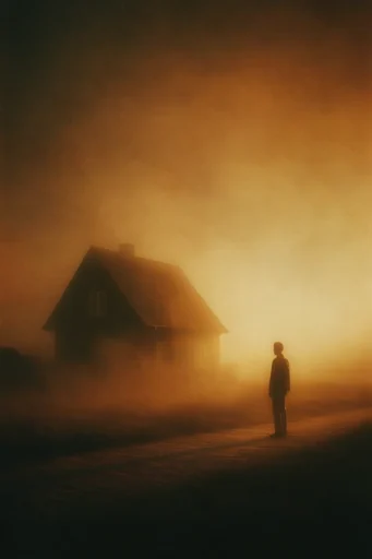 Amber Nocturnal Haze style reference image — intentional motion blur