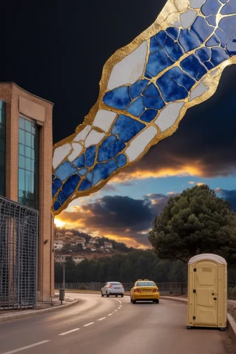 Celestial Gilded Surrealism style reference image — gilded surrealism