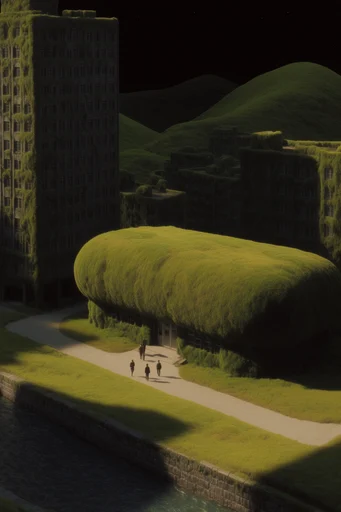 Velvet Moss Surrealism style reference image — velvety moss texture
