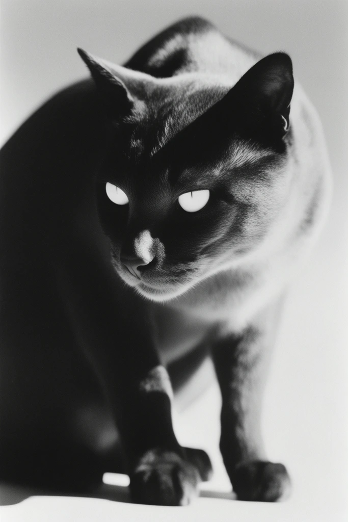 Cinematic Chiaroscuro Noir style AI image example 3