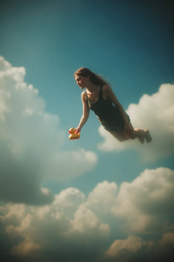Vibrant Aerial Surrealism style AI image example 2