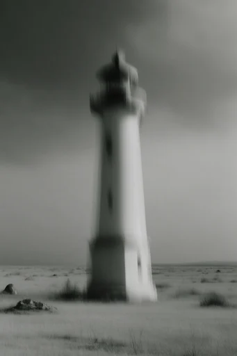 Fragmented Monochrome Surrealism style reference image — geometric fragmentation