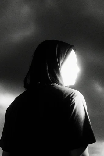 Monochrome Occult Surrealism moodboard — generate AI images in this style