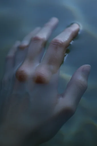 Ethereal Aquatic Melancholia style reference image — ethereal floating
