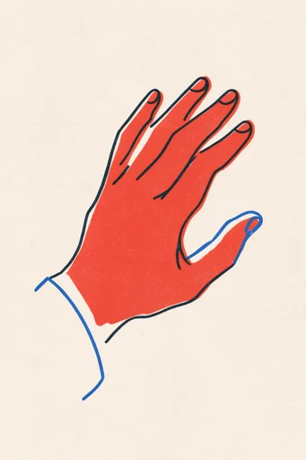 Graphic Retro Minimalist style reference image — bold ink strokes