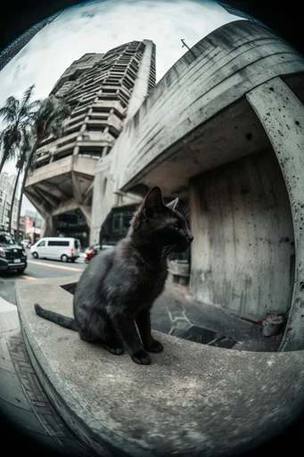 Monolithic Brutalist Distortion style reference image — high-contrast chiaroscuro
