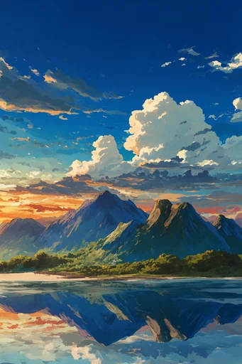 Nostalgic Summer Anime style reference image — studio ghibli style