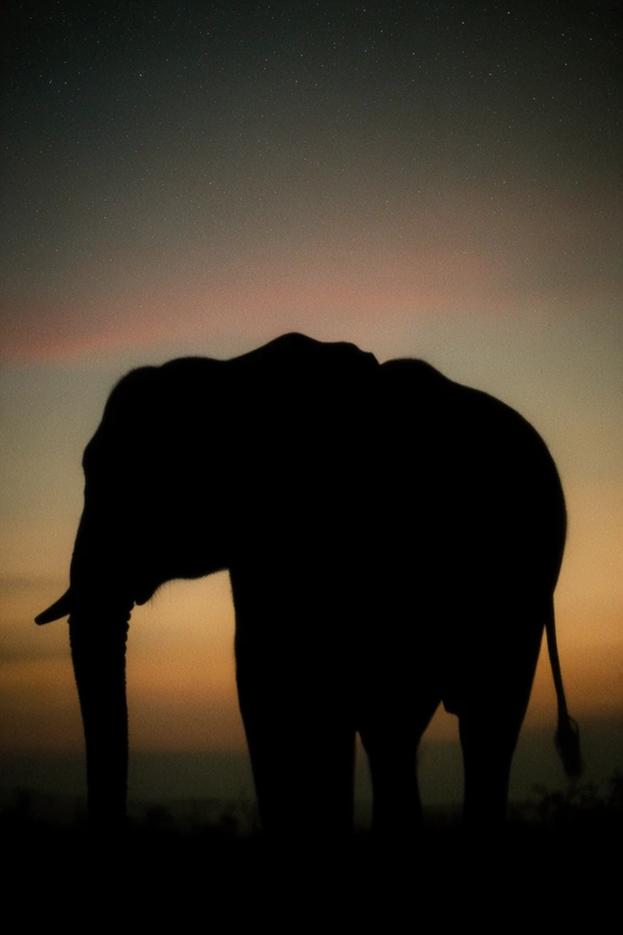 Nostalgic Twilight Silhouettes style AI image example 3