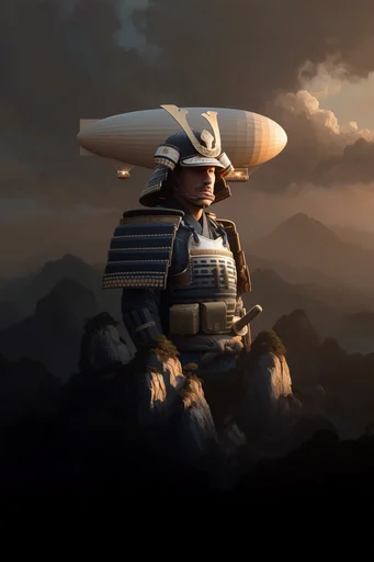 Tactical Ronin Fantasy style reference image — character concept art