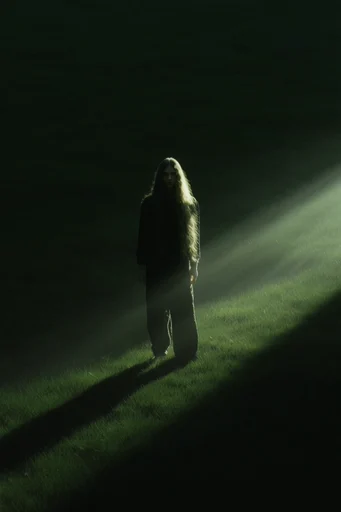 Minimalist Verdant Chiaroscuro style reference image — solitary subject