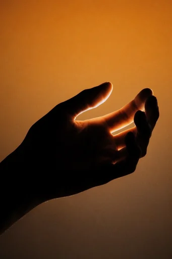Amber Chiaroscuro Minimalism style reference image — high-contrast chiaroscuro