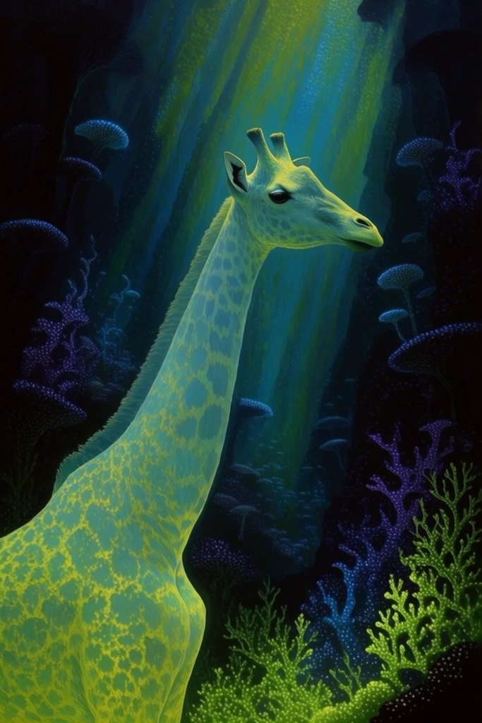 Luminous Abyssal Mysticism style AI image example 3