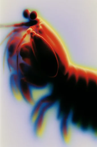 Chromatic Thermal Surrealism style AI image example 3