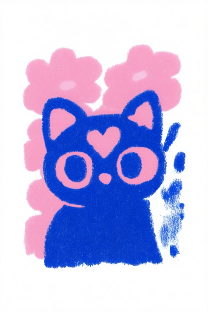 Playful Risograph Naivety style AI image example 3
