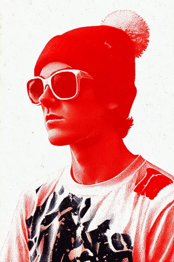 Raw Punk Analog moodboard — generate AI images in this style