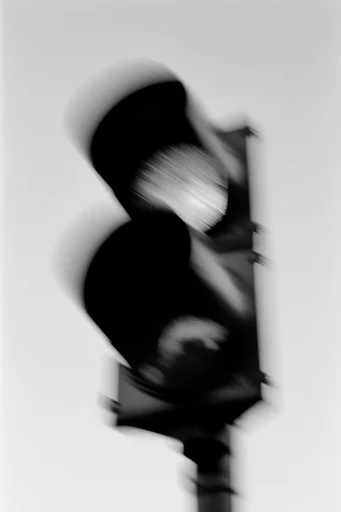 Kinetic Ghostly Monochrome style reference image — shutter drag