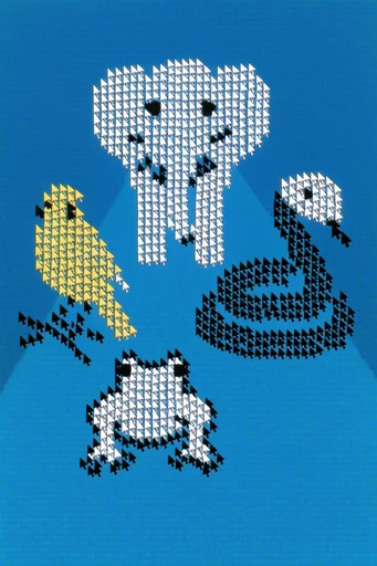 Retro Cursor Surrealism style AI image example 3