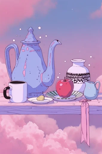 Ethereal Pastel Surrealism style reference image — pastel color palette