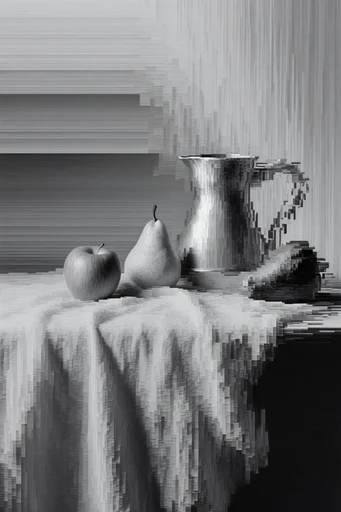 Algorithmic Digital Decay style reference image — glitch art