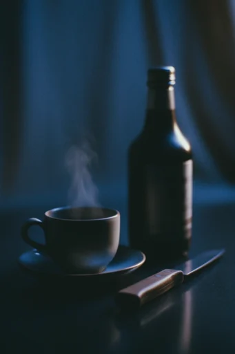Cinematic Nocturnal Blur style reference image — cinematic chiaroscuro