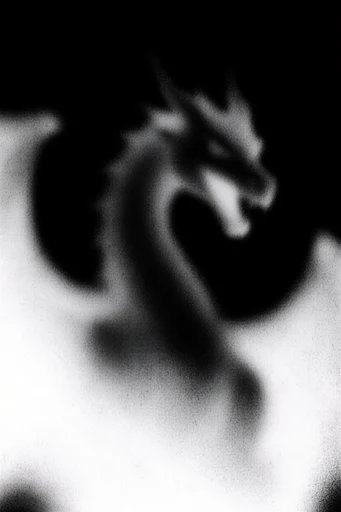 Ethereal Monochrome Noir style reference image — soft-focus blur