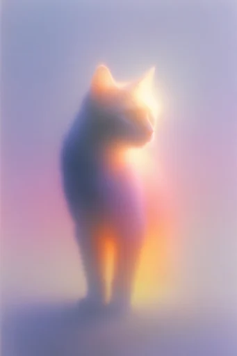 Luminous Ethereal Mist style reference image — dreamlike silhouette