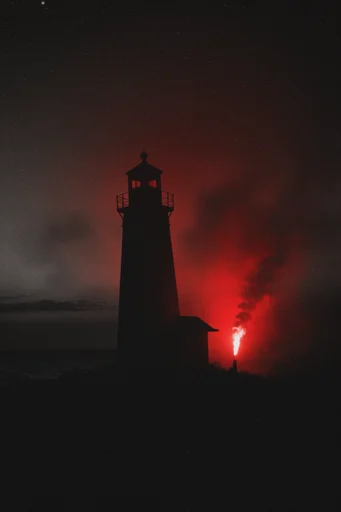 Crimson Noir Dreamscape style reference image — infrared photography aesthetic