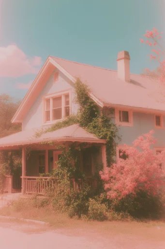 Nostalgic Pastel Dreamcore style reference image — soft focus bloom