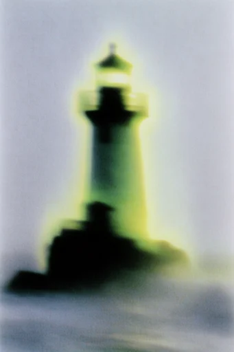 Luminescent Spectral Blur style reference image — high contrast shadow