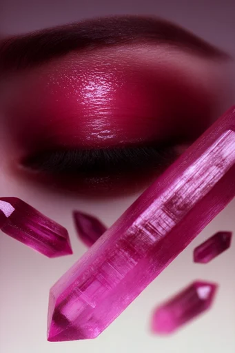 Hyper-Gloss Tactile Radiance style reference image — high-gloss wet-look skin