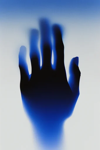 Nocturnal Cobalt Surrealism style reference image — minimalist surrealism