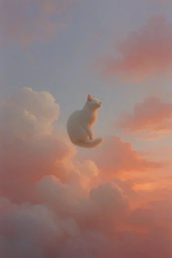 Ethereal Pastel Surrealism style reference image — minimalist composition
