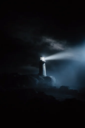 Cinematic Nocturnal Noir style reference image — deep shadows