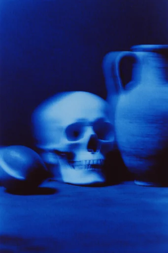 Spectral Cobalt Motion style reference image — bioluminescent electric blue