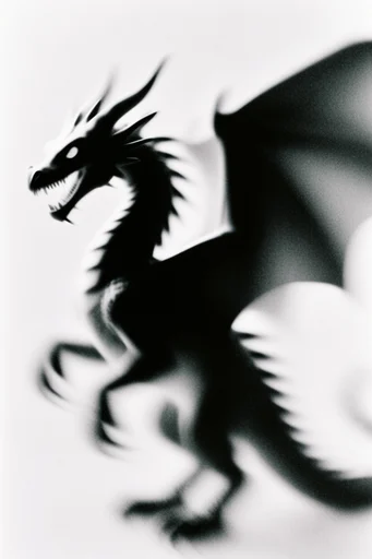 Kinetic Spectral Noir style reference image — shutter drag effect