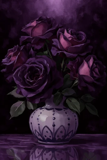 Ethereal Painterly Botanica style reference image — soft-focus atmosphere