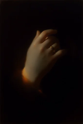 Luminous Chiaroscuro Etherealism style reference image — painterly brushstrokes