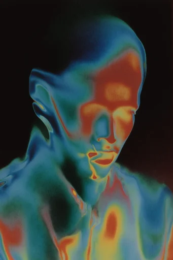 Analog Thermal Distortion style reference image — retro-futuristic sci-fi