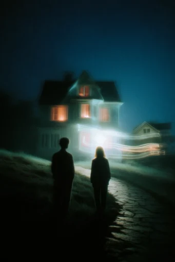 Luminescent Nocturnal Etherealism style reference image — ethereal light leak