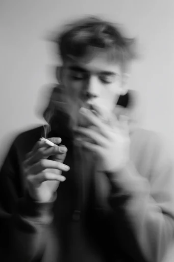 Ethereal Kinetic Monochrome style reference image — long exposure