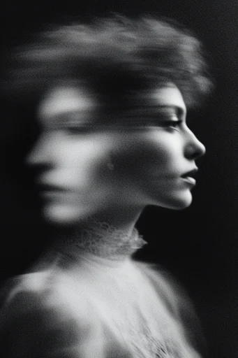 Kinetic Spectral Noir style reference image — spectral photography