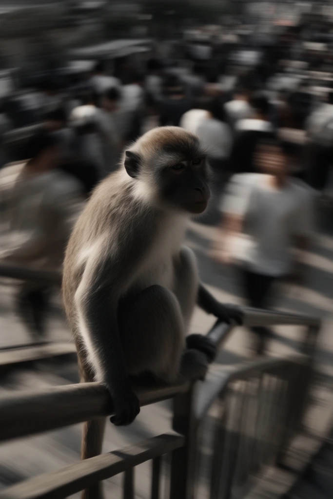 Cinematic Urban Solitude style AI image example 3