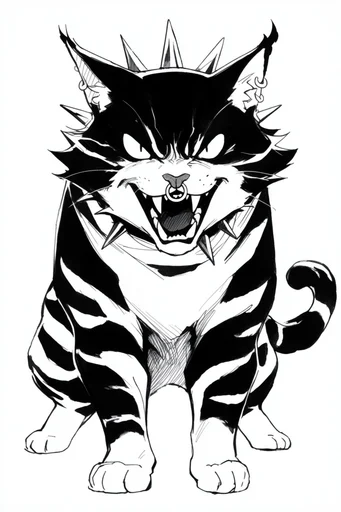 Visceral Ink Manga style reference image — dark fantasy aesthetic