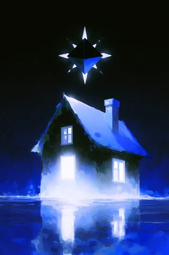 Luminous Azure Dreamscape style AI image example 4