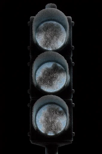 Luminous Cosmic Pointillism style reference image — stardust texture