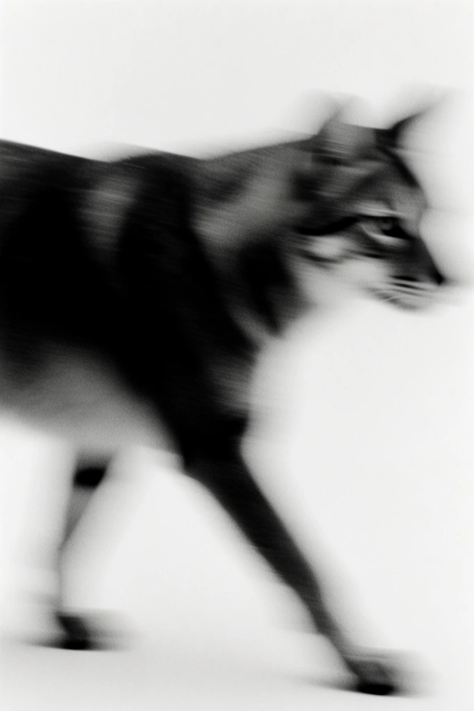 Kinetic Monochrome Noir style AI image example 3