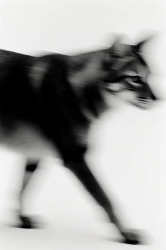 Kinetic Monochrome Noir style AI image example 3